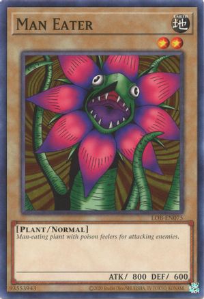 Man Eater (LOB-EN075) - Legend of Blue Eyes White Dragon (25th Anniversary Edition) Unlimited Legend of Blue Eyes White Dragon (25th Anniversary Edition) Yugioh Single  Squirtle Squad Card Shop.