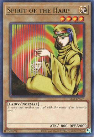 Spirit of the Harp (LOB-EN078) - Legend of Blue Eyes White Dragon (25th Anniversary Edition) Unlimited Legend of Blue Eyes White Dragon (25th Anniversary Edition) Yugioh Single  Squirtle Squad Card Shop.