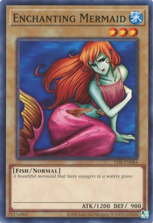 Enchanting Mermaid (LOB-EN084) - Legend of Blue Eyes White Dragon (25th Anniversary Edition) Unlimited Legend of Blue Eyes White Dragon (25th Anniversary Edition) Yugioh Single  Squirtle Squad Card Shop.