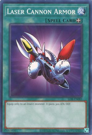 Laser Cannon Armor (LOB-EN089) - Legend of Blue Eyes White Dragon (25th Anniversary Edition) Unlimited Legend of Blue Eyes White Dragon (25th Anniversary Edition) Yugioh Single  Squirtle Squad Card Shop.