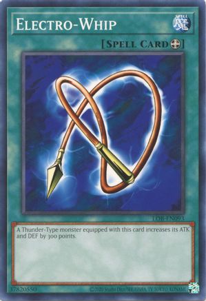 Electro-Whip (LOB-EN093) - Legend of Blue Eyes White Dragon (25th Anniversary Edition) Unlimited Legend of Blue Eyes White Dragon (25th Anniversary Edition) Yugioh Single  Squirtle Squad Card Shop.