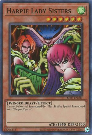 Harpie Lady Sisters (MRD-EN009) - Metal Raiders (25th Anniversary Edition) Unlimited Metal Raiders (25th Anniversary Edition) Yugioh Single  Squirtle Squad Card Shop.