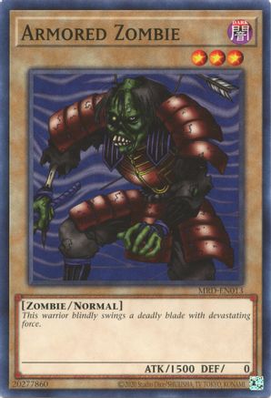Armored Zombie (MRD-EN013) - Metal Raiders (25th Anniversary Edition) Unlimited Metal Raiders (25th Anniversary Edition) Yugioh Single  Squirtle Squad Card Shop.