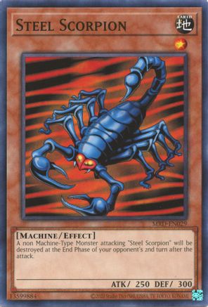 Steel Scorpion (MRD-EN029) - Metal Raiders (25th Anniversary Edition) Unlimited Metal Raiders (25th Anniversary Edition) Yugioh Single  Squirtle Squad Card Shop.