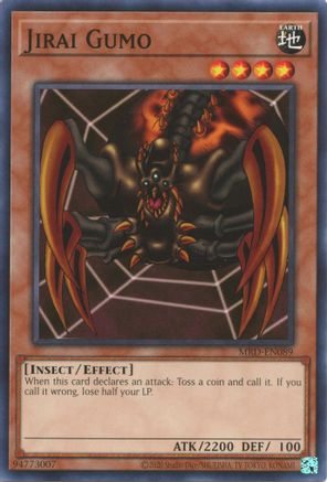 Jirai Gumo (MRD-EN089) - Metal Raiders (25th Anniversary Edition) Unlimited Metal Raiders (25th Anniversary Edition) Yugioh Single  Squirtle Squad Card Shop.