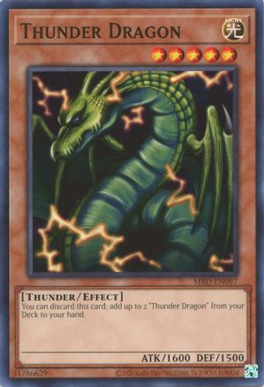 Thunder Dragon (MRD-EN097) - Metal Raiders (25th Anniversary Edition) Unlimited Metal Raiders (25th Anniversary Edition) Yugioh Single  Squirtle Squad Card Shop.