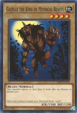 Gazelle the King of Mythical Beasts (MRD-EN124) - Metal Raiders (25th Anniversary Edition) Unlimited Metal Raiders (25th Anniversary Edition) Yugioh Single  Squirtle Squad Card Shop.