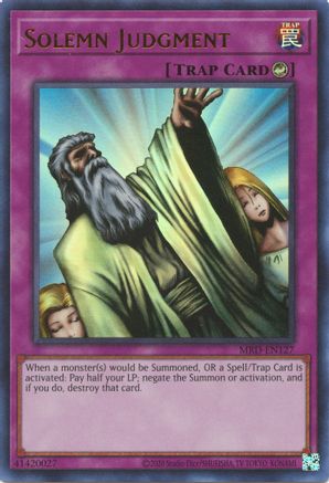 Solemn Judgment (MRD-EN127) - Metal Raiders (25th Anniversary Edition) Unlimited Metal Raiders (25th Anniversary Edition) Yugioh Single  Squirtle Squad Card Shop.
