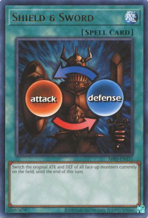 Shield & Sword (MRD-EN131) - Metal Raiders (25th Anniversary Edition) Unlimited Metal Raiders (25th Anniversary Edition) Yugioh Single  Squirtle Squad Card Shop.
