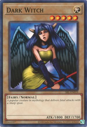 Dark Witch (SRL-EN019) - Spell Ruler (25th Anniversary Edition) Unlimited Spell Ruler (25th Anniversary Edition) Yugioh Single  Squirtle Squad Card Shop.