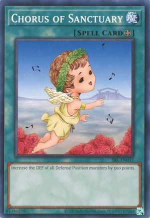 Chorus of Sanctuary (SRL-EN037) - Spell Ruler (25th Anniversary Edition) Unlimited Spell Ruler (25th Anniversary Edition) Yugioh Single  Squirtle Squad Card Shop.