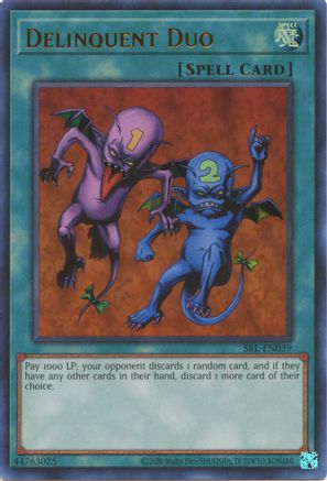 Delinquent Duo (SRL-EN039) - Spell Ruler (25th Anniversary Edition) Unlimited Spell Ruler (25th Anniversary Edition) Yugioh Single  Squirtle Squad Card Shop.