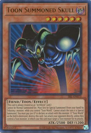 Toon Summoned Skull (SRL-EN073) - Spell Ruler (25th Anniversary Edition) Unlimited Spell Ruler (25th Anniversary Edition) Yugioh Single  Squirtle Squad Card Shop.