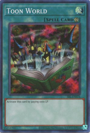 Toon World (SRL-EN076) - Spell Ruler (25th Anniversary Edition) Unlimited Spell Ruler (25th Anniversary Edition) Yugioh Single  Squirtle Squad Card Shop.