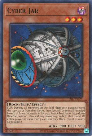 Cyber Jar (SRL-EN077) - Spell Ruler (25th Anniversary Edition) Unlimited Spell Ruler (25th Anniversary Edition) Yugioh Single  Squirtle Squad Card Shop.
