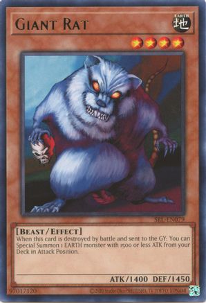 Giant Rat (SRL-EN079) - Spell Ruler (25th Anniversary Edition) Unlimited Spell Ruler (25th Anniversary Edition) Yugioh Single  Squirtle Squad Card Shop.