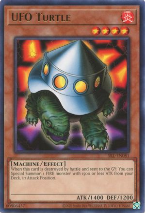 UFO Turtle (SRL-EN081) - Spell Ruler (25th Anniversary Edition) Unlimited Spell Ruler (25th Anniversary Edition) Yugioh Single  Squirtle Squad Card Shop.