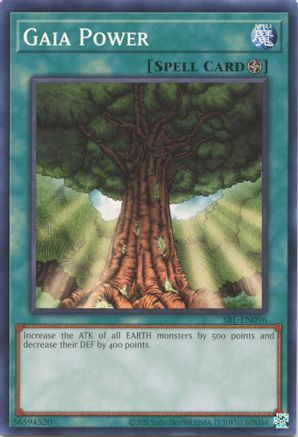 Gaia Power (SRL-EN096) - Spell Ruler (25th Anniversary Edition) Unlimited Spell Ruler (25th Anniversary Edition) Yugioh Single  Squirtle Squad Card Shop.