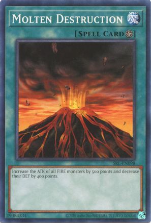 Molten Destruction (SRL-EN098) - Spell Ruler (25th Anniversary Edition) Unlimited Spell Ruler (25th Anniversary Edition) Yugioh Single  Squirtle Squad Card Shop.