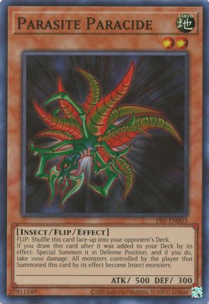 Parasite Paracide (PSV-EN003) - Pharaoh's Servant (25th Anniversary Edition) Unlimited Pharaoh's Servant (25th Anniversary Edition) Yugioh Single  Squirtle Squad Card Shop.