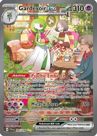 Gardevoir ex 245/198  - Holofoil SV01 Scarlet & Violet Base Set - Special Illustration Rare SV01: Scarlet & Violet Base Set Pokemon Single  Squirtle Squad Card Shop.