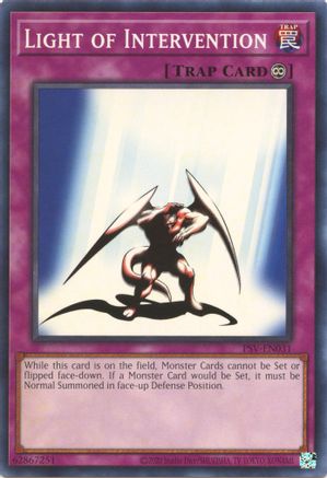 Light of Intervention (PSV-EN031) - Pharaoh's Servant (25th Anniversary Edition) Unlimited Pharaoh's Servant (25th Anniversary Edition) Yugioh Single  Squirtle Squad Card Shop.