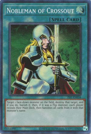 Nobleman of Crossout (PSV-EN034) - Pharaoh's Servant (25th Anniversary Edition) Unlimited Pharaoh's Servant (25th Anniversary Edition) Yugioh Single  Squirtle Squad Card Shop.