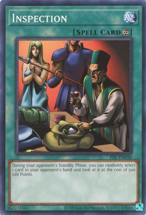 Inspection (PSV-EN038) - Pharaoh's Servant (25th Anniversary Edition) Unlimited Pharaoh's Servant (25th Anniversary Edition) Yugioh Single  Squirtle Squad Card Shop.
