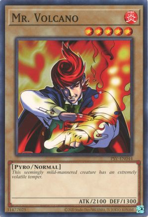 Mr. Volcano (PSV-EN044) - Pharaoh's Servant (25th Anniversary Edition) Unlimited Pharaoh's Servant (25th Anniversary Edition) Yugioh Single  Squirtle Squad Card Shop.