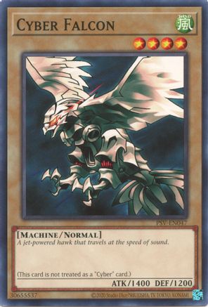 Cyber Falcon (PSV-EN047) - Pharaoh's Servant (25th Anniversary Edition) Unlimited Pharaoh's Servant (25th Anniversary Edition) Yugioh Single  Squirtle Squad Card Shop.