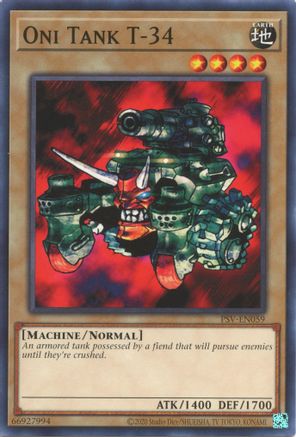 Oni Tank T-34 (PSV-EN059) - Pharaoh's Servant (25th Anniversary Edition) Unlimited Pharaoh's Servant (25th Anniversary Edition) Yugioh Single  Squirtle Squad Card Shop.