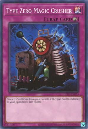Type Zero Magic Crusher (PSV-EN074) - Pharaoh's Servant (25th Anniversary Edition) Unlimited Pharaoh's Servant (25th Anniversary Edition) Yugioh Single  Squirtle Squad Card Shop.