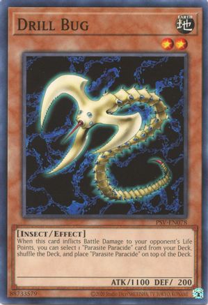 Drill Bug (PSV-EN078) - Pharaoh's Servant (25th Anniversary Edition) Unlimited Pharaoh's Servant (25th Anniversary Edition) Yugioh Single  Squirtle Squad Card Shop.