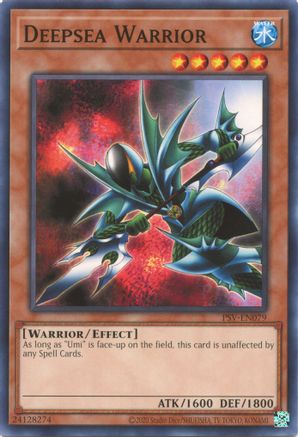 Deepsea Warrior (PSV-EN079) - Pharaoh's Servant (25th Anniversary Edition) Unlimited Pharaoh's Servant (25th Anniversary Edition) Yugioh Single  Squirtle Squad Card Shop.