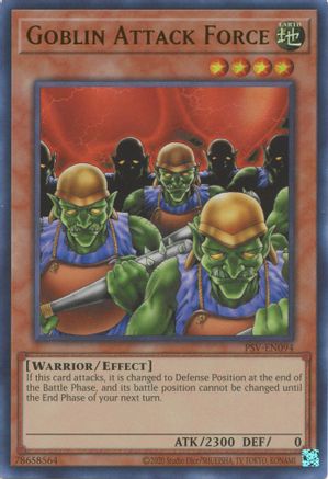 Goblin Attack Force (PSV-EN094) - Pharaoh's Servant (25th Anniversary Edition) Unlimited Pharaoh's Servant (25th Anniversary Edition) Yugioh Single  Squirtle Squad Card Shop.