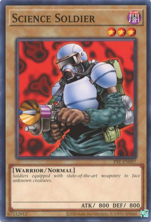 Science Soldier (PSV-EN097) - Pharaoh's Servant (25th Anniversary Edition) Unlimited Pharaoh's Servant (25th Anniversary Edition) Yugioh Single  Squirtle Squad Card Shop.