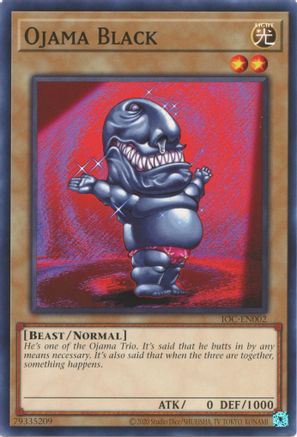 Ojama Black (IOC-EN002) - Invasion of Chaos (25th Anniversary Edition) Unlimited Invasion of Chaos (25th Anniversary Edition) Yugioh Single  Squirtle Squad Card Shop.
