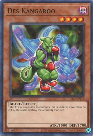 Des Kangaroo (IOC-EN005) - Invasion of Chaos (25th Anniversary Edition) Unlimited Invasion of Chaos (25th Anniversary Edition) Yugioh Single  Squirtle Squad Card Shop.