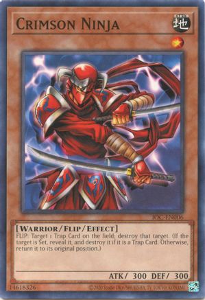 Crimson Ninja (IOC-EN006) - Invasion of Chaos (25th Anniversary Edition) Unlimited Invasion of Chaos (25th Anniversary Edition) Yugioh Single  Squirtle Squad Card Shop.