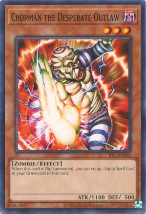 Chopman the Desperate Outlaw (IOC-EN010) - Invasion of Chaos (25th Anniversary Edition) Unlimited Invasion of Chaos (25th Anniversary Edition) Yugioh Single  Squirtle Squad Card Shop.