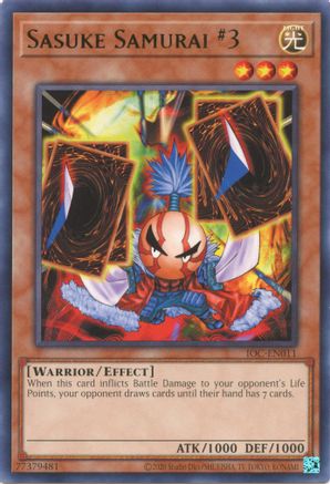 Sasuke Samurai #3 (IOC-EN011) - Invasion of Chaos (25th Anniversary Edition) Unlimited Invasion of Chaos (25th Anniversary Edition) Yugioh Single  Squirtle Squad Card Shop.