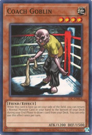 Coach Goblin (IOC-EN015) - Invasion of Chaos (25th Anniversary Edition) Unlimited Invasion of Chaos (25th Anniversary Edition) Yugioh Single  Squirtle Squad Card Shop.
