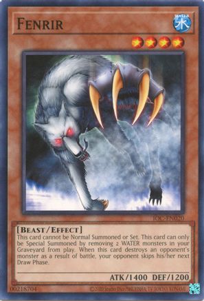 Fenrir (IOC-EN020) - Invasion of Chaos (25th Anniversary Edition) Unlimited Invasion of Chaos (25th Anniversary Edition) Yugioh Single  Squirtle Squad Card Shop.
