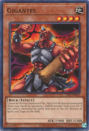 Gigantes (IOC-EN021) - Invasion of Chaos (25th Anniversary Edition) Unlimited Invasion of Chaos (25th Anniversary Edition) Yugioh Single  Squirtle Squad Card Shop.