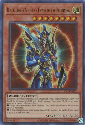 Black Luster Soldier - Envoy of the Beginning (IOC-EN025) - Invasion of Chaos (25th Anniversary Edition) Unlimited Invasion of Chaos (25th Anniversary Edition) Yugioh Single  Squirtle Squad Card Shop.