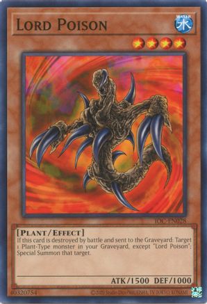 Lord Poison (IOC-EN028) - Invasion of Chaos (25th Anniversary Edition) Unlimited Invasion of Chaos (25th Anniversary Edition) Yugioh Single  Squirtle Squad Card Shop.