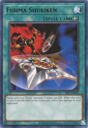 Fuhma Shuriken (IOC-EN031) - Invasion of Chaos (25th Anniversary Edition) Unlimited Invasion of Chaos (25th Anniversary Edition) Yugioh Single  Squirtle Squad Card Shop.