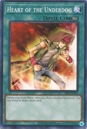 Heart of the Underdog (IOC-EN032) - Invasion of Chaos (25th Anniversary Edition) Unlimited Invasion of Chaos (25th Anniversary Edition) Yugioh Single  Squirtle Squad Card Shop.