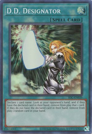 D.D. Designator (IOC-EN039) - Invasion of Chaos (25th Anniversary Edition) Unlimited Invasion of Chaos (25th Anniversary Edition) Yugioh Single  Squirtle Squad Card Shop.