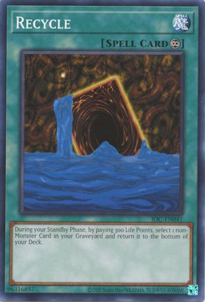Recycle (IOC-EN041) - Invasion of Chaos (25th Anniversary Edition) Unlimited Invasion of Chaos (25th Anniversary Edition) Yugioh Single  Squirtle Squad Card Shop.